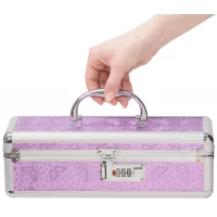 Кейс для зберігання секс-іграшок BMS Factory - The Toy Chest Lokable Vibrator Case Purple з кодовим — Переглянути зображення 4