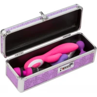 Кейс для зберігання секс-іграшок BMS Factory - The Toy Chest Lokable Vibrator Case Purple з кодовим — Переглянути зображення 5