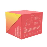 Смарт-вібратор для пар We-Vibe Chorus Crave Coral, сенсорне керування вібраціями стисненням пульта — Переглянути зображення 10