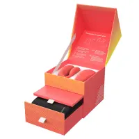 Смарт-вібратор для пар We-Vibe Chorus Crave Coral, сенсорне керування вібраціями стисненням пульта — Переглянути зображення 8