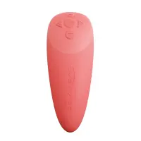 Смарт-вібратор для пар We-Vibe Chorus Crave Coral, сенсорне керування вібраціями стисненням пульта — Переглянути зображення 4