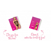 Бодістокінг із поперечними вирізами Obsessive B122 teddy S/M/L, чорний — Переглянути зображення 7