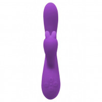 Вибратор-кролик Wooomy Gili-Gili Vibrator with Heat Purple, отросток с ушками, подогрев до 40°С