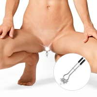 Затискач для клітора Art of Sex - Pearl Drop, Срібло — Переглянути зображення 4