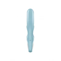 Вібратор-кролик Satisfyer Love Me Blue, гнучкий, відросток з потрійним кінчиком — Переглянути зображення 7