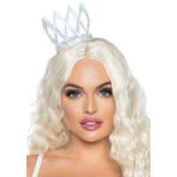 Корона зі стразами Leg Avenue Faux rhinestone die cut crown, з резиночками для кріплення — Просмотреть изображение 1