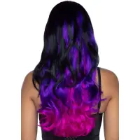 Leg Avenue Allure Multi Color Wig Black/Purple — Просмотреть изображение 2