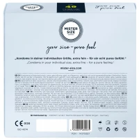 Презервативи Mister Size - pure feel - 49 (36 condoms), товщина 0,05 мм — Переглянути зображення 3