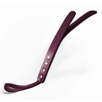 Паддл двошаровий Feral Feelings Leather Mini Paddle Burgundy, натуральна шкіра — Переглянути зображення 1