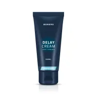 Крем-пролонгатор Boners Delay Cream 100 мл, легкий анестетик лаурет-9 + м’ята — Переглянути зображення 1