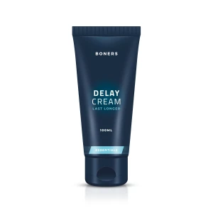 Крем-пролонгатор Boners Delay Cream 100 мл, легкий анестетик лаурет-9 + м’ята
