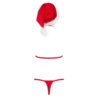 Новорічний комплект Obsessive Santastic 3-pcs set S/M — Переглянути зображення 4
