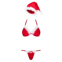 Новорічний комплект Obsessive Santastic 3-pcs set S/M — Переглянути зображення 3