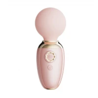 Смарт-вібромасажер Zalo – AVA Sakura Pink, 8 режимів, підігрів, дуже потужний та компактний — Переглянути зображення 1