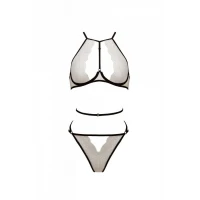 Комплект білизни Passion CHIKA SET, S/M, cream, топ, трусики — Переглянути зображення 3