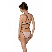 Комплект білизни Passion CHIKA SET, S/M, cream, топ, трусики — Переглянути зображення 2
