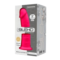 Фалоімітатор SilexD Oscar Pink (MODEL 2 size 9in), двошаровий, силікон + Silexpan, діаметр 5,4см — Переглянути зображення 4