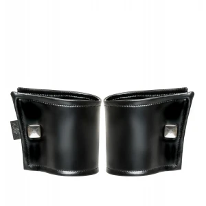 Чоловічі браслети з потайним гаманцем Noir Handmade H075, пара, під латекс, потайна блискавка