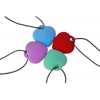 Мини-вибратор «Сердечко» FairyGasm PleasureStone blue, 9 режимов, на шнурке — Просмотреть изображение 8