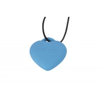 Мінівібратор «Сердечко» FairyGasm PleasureStone blue, 9 режимів, на шнурку — Переглянути зображення 2