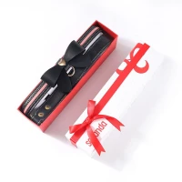 Нашийник з повідцем LOCKINK SEVANDA Love Heart Butterfly Leather Collar Set, чорно-рожевий, з бантом — Переглянути зображення 16