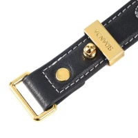 Нашийник з повідцем LOCKINK SEVANDA Love Heart Butterfly Leather Collar Set, чорно-рожевий, з бантом — Переглянути зображення 12