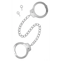 Металеві поножі Fetish Tentation Adjustable metal ankle cuffs — Переглянути зображення 1