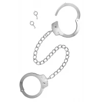 Металеві поножі Fetish Tentation Adjustable metal ankle cuffs — Переглянути зображення 2