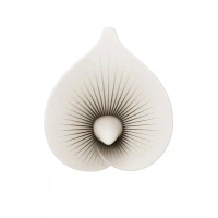 Розкішний вібромасажер Zalo – Calla Ivory White, двосторонній, 2 мотори — Переглянути зображення 7