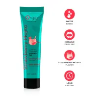 Лубрикант на водній основі Orgie Lube Tube Strawberry Mojito, 100 мл — Переглянути зображення 4