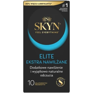 Безлатексні преміум-презервативи SKYN Elite Extra Lubricated 10 шт