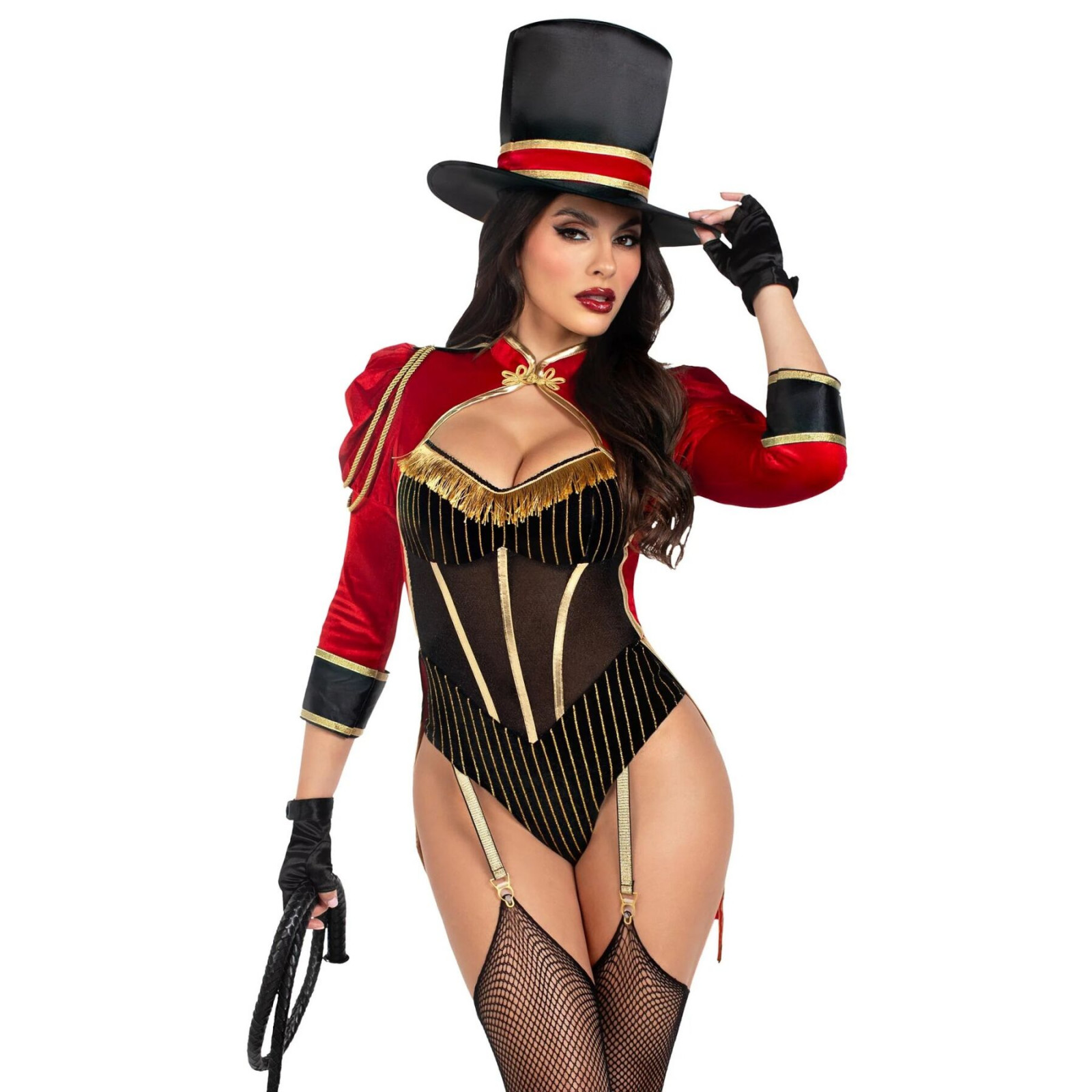 Костюм циркачки Leg Avenue Ravishing Ringmaster Bodysuit L