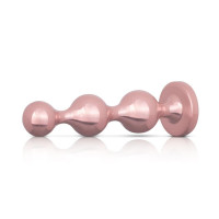Набор анальных игрушек Rosy Gold - Metal Butt Plug Set 3 Pieces
