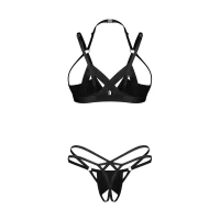Комплект Obsessive Keira Lise 2-pcs crotchless set S/M — Переглянути зображення 4