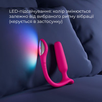 Анальна смарт-вібропробка Lovense Lush Anal, дуже потужна, LED-підсвічування — Переглянути зображення 7