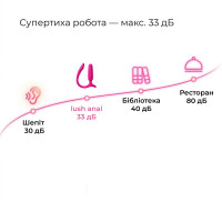 Анальна смарт-вібропробка Lovense Lush Anal, дуже потужна, LED-підсвічування — Переглянути зображення 8