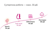 Анальна смарт-вібропробка Lovense Lush Anal, дуже потужна, LED-підсвічування — Переглянути зображення 14