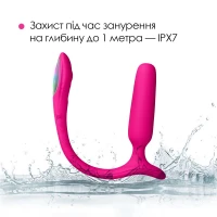 Анальна смарт-вібропробка Lovense Lush Anal, дуже потужна, LED-підсвічування — Переглянути зображення 18