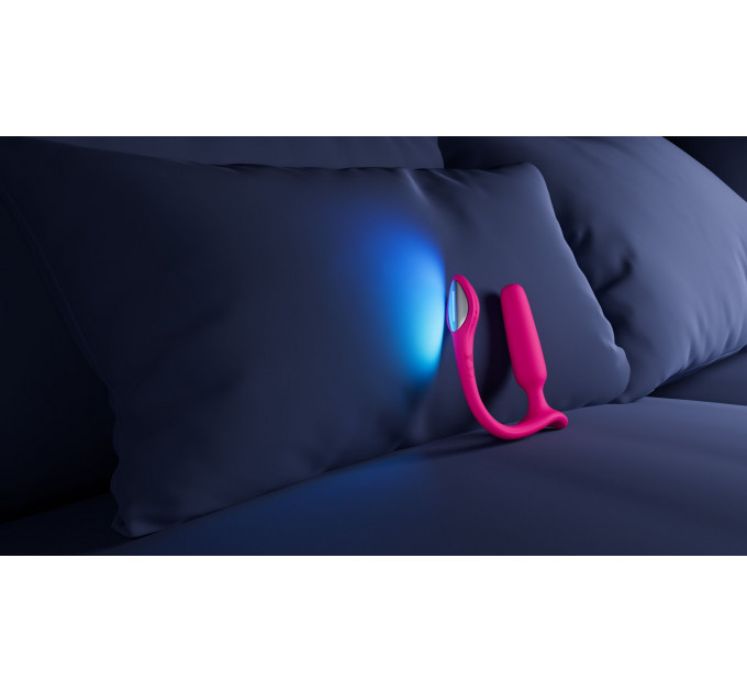 Анальна смарт-вібропробка Lovense Lush Anal, дуже потужна, LED-підсвічування