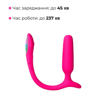 Анальна смарт-вібропробка Lovense Lush Anal, дуже потужна, LED-підсвічування — Переглянути зображення 9