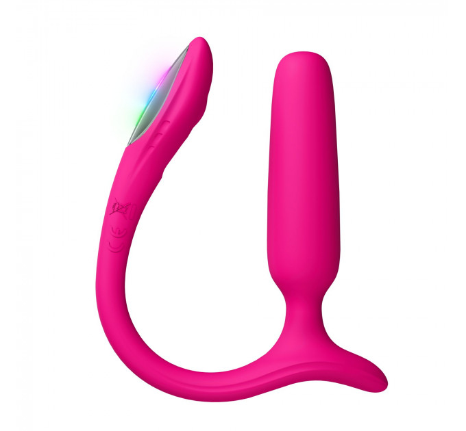 Анальна смарт-вібропробка Lovense Lush Anal, дуже потужна, LED-підсвічування