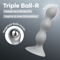 Анальный стимулятор-бусины Satisfyer Triple Ball-R Grey — Просмотреть изображение 7