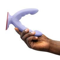 Двойной фаллоимитатор Fun Factory RYDE Purple, гибкие стволы, присоска — Просмотреть изображение 4