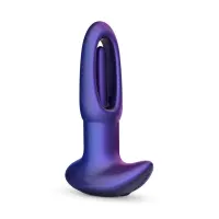 Анальна пробка з віброязичком Hueman - Voyager Butt Plug With Tapping — Переглянути зображення 1