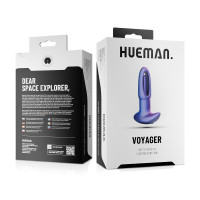Анальная пробка с виброязычком Hueman - Voyager Butt Plug With Tapping — Просмотреть изображение 9