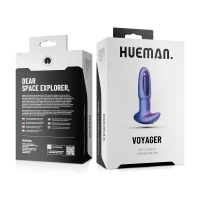 Анальна пробка з віброязичком Hueman - Voyager Butt Plug With Tapping — Переглянути зображення 9