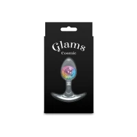 Анальна пробка NS Novelties Cosmic Glams - Small - Rainbow — Переглянути зображення 6