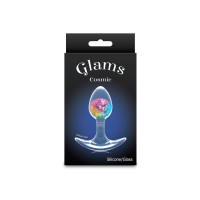 Анальная пробка NS Novelties Cosmic Glams - Small - Rainbow — Просмотреть изображение 3