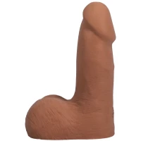 Фалоімітатор Doc Johnson The Realistic Cock ULTRASKYN - 5 Inch with Balls Caramel — Просмотреть изображение 2