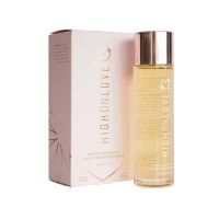 Масажна олія HighOnLove Massage Oil - Lychee Martini (120 мл) з маслом насіння конопель — Переглянути зображення 1